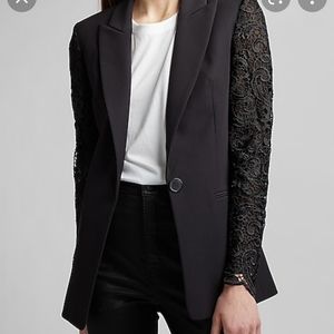 Express lace blazer